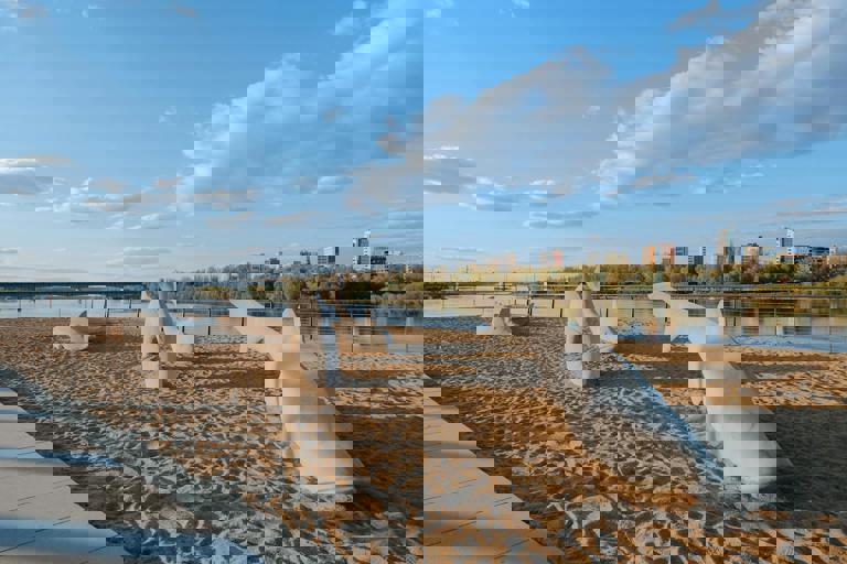 Surprise Pop-Up Brings immersive Art Maze to Waterfront Boardwalk